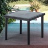Set van 12 vierkante polyrotan tafels 90x90cm Grand Soleil Boheme Verkoop