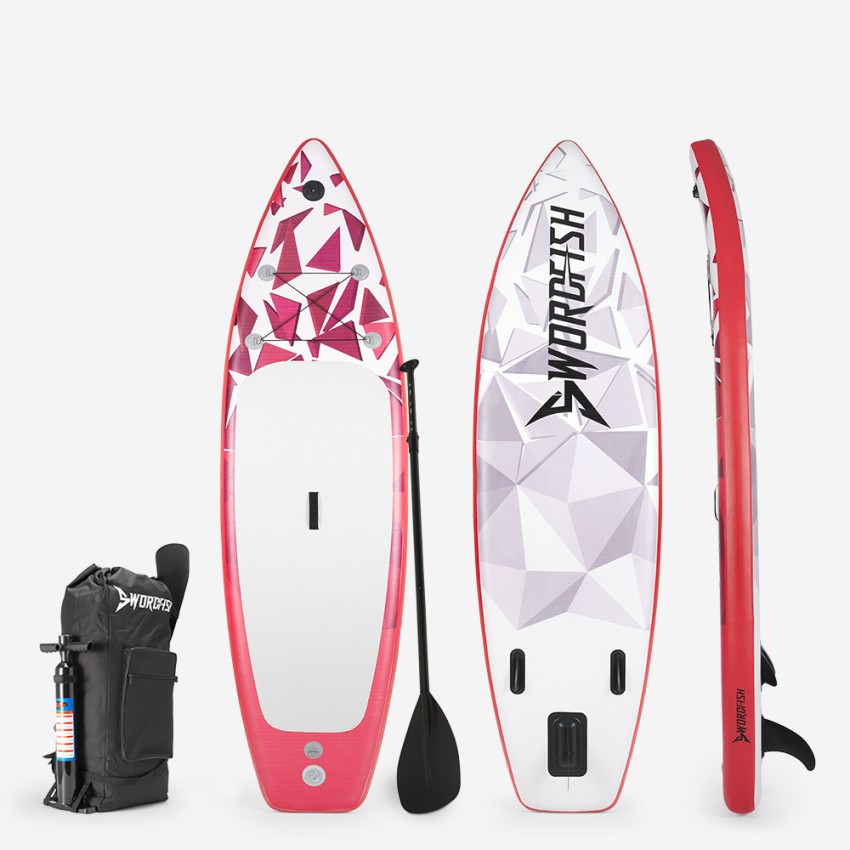 Opblaasbare Stand Up Paddle SUP board voor kinderen 260cm Origami Junior Aanbieding Opblaasbare Stand Up Paddle SUP board voor kinderen 260cm Origami Junior Aanbieding