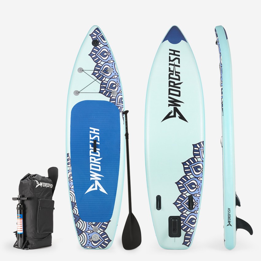 Opblaasbare Stand Up Paddle SUP Touring board voor volwassenen 320cm Mantra Pro Aanbieding Opblaasbare Stand Up Paddle SUP Touring board voor volwassenen 320cm Mantra Pro Aanbieding
