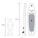 Stand Up Paddle opblaasbare SUP voor volwassenen 366cm Mantra Pro XL 