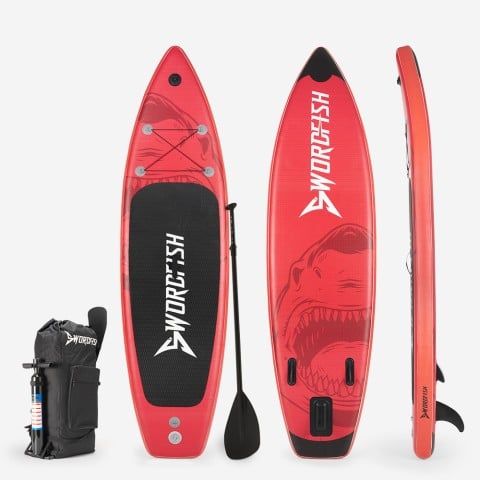 Stand Up Paddle voor volwassenen opblaasbare SUP board 320cm Red Shark Pro