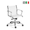 Witte ergonomische bureaustoel met laag ademend materiaal Stylo LWT Verkoop