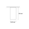 Moderne plafondspot hanglamp cilinder 13cm design Cromia 