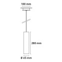 Cromia hanglamp cilinder 28cm design voor keuken restaurant 