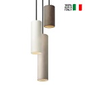 Moderne hanglamp met 3 lichten, cilinderdesign Cromia Catalogus