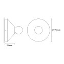 Minimalistisch design wand- en plafondlamp Ada in beton 