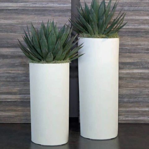 Hoge plantenbak cilinder modern barok stijl plantenhouder Aanbieding