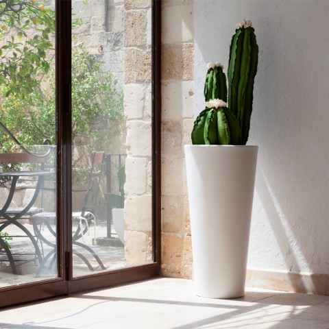 Moderne plantenbak voor potten zuil bloembak tuin Gotico Aanbieding