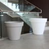 Romano plantenbak voor bloemen modern design ø 70 tuin terras Afmetingen