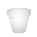 Moderne verlichte plantenpot voor bloemen terras tuin Romano Voorraad