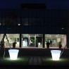 Moderne verlichte plantenpot voor bloemen terras tuin Romano Afmetingen