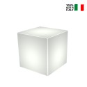 Lichtgevende kubus display winkel poef bijzettafel bar tuin Icekub Aanbod