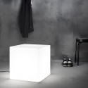 Lichtgevende kubus display winkel poef bijzettafel bar tuin Icekub Model