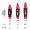 Opblaasbare SUP Stand Up Paddle Board voor kinderen 260 cm Red Shark Junior 