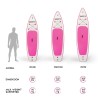 Opblaasbare stand up paddle sup board voor kinderen 8'6 260cm BOLINA 