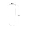 Moderne cilindervormige verlichte winkeldisplay Roller Korting