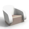 Moderne design lounge fauteuil voor buiten in polyethyleen bar restaurant Klimt Keuze