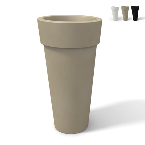 Moderne plantenstandaard kolom, 90 cm hoog, voor potten - Messapico Aanbieding
