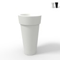 Moderne plantenbak op zuil, 70 cm hoog, stijl Messapico Aanbieding