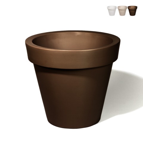 Romano plantenbak voor bloemen modern design ø 70 tuin terras Aanbieding