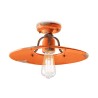 Vintage design plafondlamp van ijzer en keramiek, Country PL plafondlamp Afmetingen