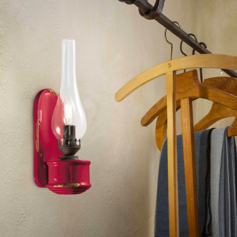 Wandlamp keramiek industrieel design vintage AP2 Aanbieding