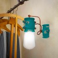 Urban AP1 vintage industriële wandlamp van ijzer en keramiek Aanbieding