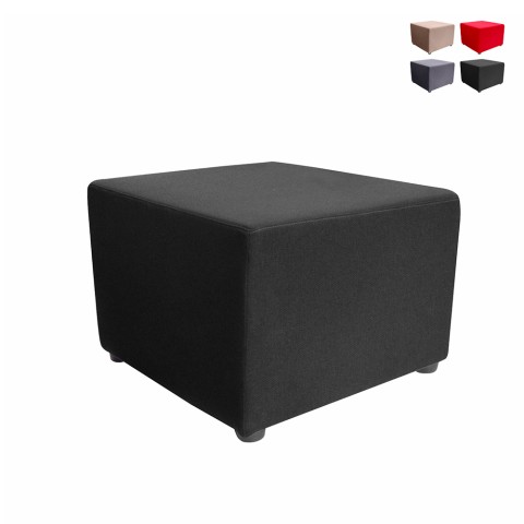 Modulaire vierkante poef met stof bekleding voor wachtkamer Traveller Aanbieding