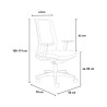 Ergonomische bureaustoel design grijs ademend gaas Blow G Catalogus