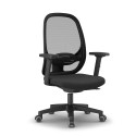 Ergonomische bureaustoel voor thuiswerken met ademende netstof Easy Aanbod