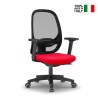 Ergonomische rode bureaustoel ademende mesh smartworking Easy R Verkoop