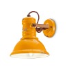Wandlamp applique ijzer en keramiek vintage industriële design AP 