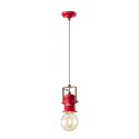 Industriële vintage design hanglamp van ijzer en keramiek Urban SO Model