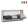 Horizontaal opklapbaar eenpersoonsbed met matras 85x185cm Kando MBF Verkoop