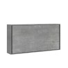 Grijs horizontaal opklapbed met matras 85x185cm Kando MCM Korting