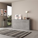 Grijs horizontaal opklapbed met matras 85x185cm Kando MCM Catalogus