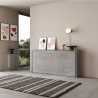 Grijs horizontaal opklapbed met matras 85x185cm Kando MCM Catalogus