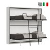Horizontaal uitklapbaar stapelbed wit 85x185cm Kando 2BF Verkoop
