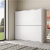 Horizontaal uitklapbaar stapelbed wit 85x185cm Kando 2BF Model