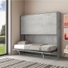 Horizontaal inklapbaar grijs stapelbed 85x185cm Kando 2CM Afmetingen