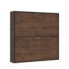 Horizontaal opklapbed stapelbed 85x185cm walnoothout Kando 2NC Korting