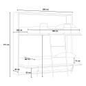 Horizontaal opklapbed stapelbed 85x185cm walnoothout Kando 2NC Prijs