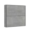 Inklapbaar stapelbed met matras 85x185cm grijs Kando 2MCM Korting