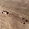 Inklapbaar stapelbed met matras 85x185cm grijs Kando 2MCM Kortingen