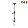 Industriële hanglamp van ijzer en keramiek Vintage design SO Prijs