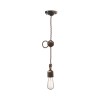 Industriële hanglamp van ijzer en keramiek Vintage design SO Kosten