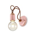 Industriële design wandlamp ijzer en keramiek Vintage AP3 