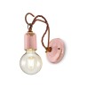 Industriële design wandlamp ijzer en keramiek Vintage AP3 