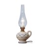 Tafellamp glas en keramiek klassieke vintage stijl Pompei TA Aanbod