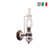 Klassieke design wandlamp glas en keramiek Pompei AP2 Verkoop